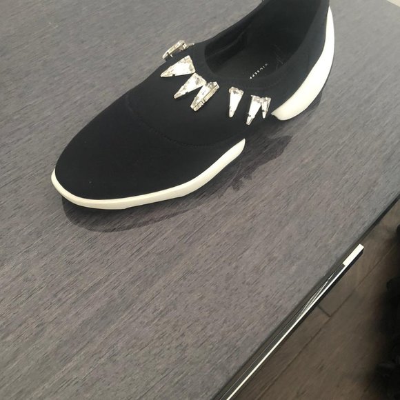 Giuseppe Zanotti Black Light Jump Sneakers With Crystal - UK 40 - Picture 5 of 7